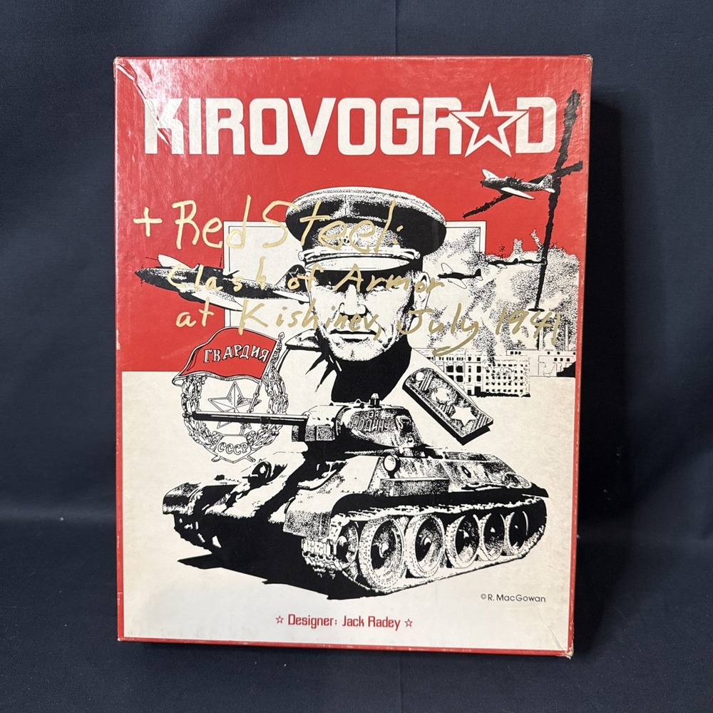 Kirovograd - Classic East Front Armour Battle - 3W Games - Unpunched - Box Issue